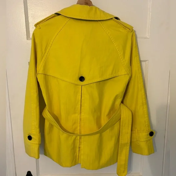 Coach yellow coat XS classic style - Picture 4 of 10